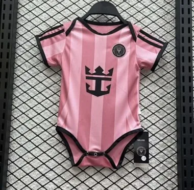 25-26 Inter Miami Home Baby Uniform Cheap Football Jersey Wholesale Yupoo