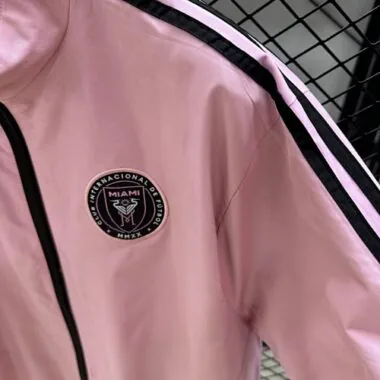 Veste coupe-vent réversible Inter Miami, double face, tailles S à 3XL, 25-26