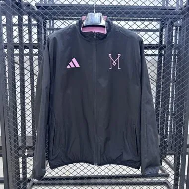 Veste coupe-vent réversible Inter Miami, double face, tailles S à 3XL, 25-26