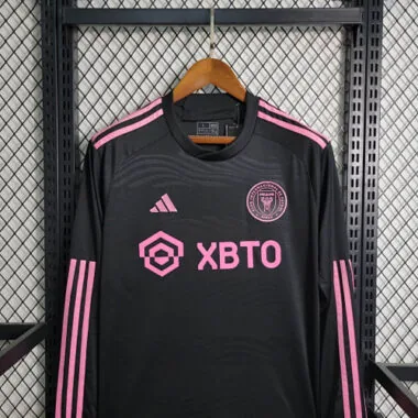 23-24 Long Sleeve Inter Miami Away S-XXL Cheap Soccer Jerseys