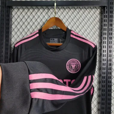 23-24 Long Sleeve Inter Miami Away S-XXL Cheap Soccer Jerseys