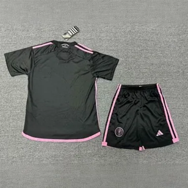 23-24 Inter Miami Away Kids Kits With IMFC Foundation Sponsor Suits