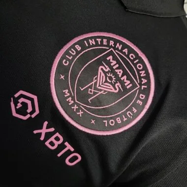 23-24 Inter Miami Polo Preto Tamanhos S-XXL