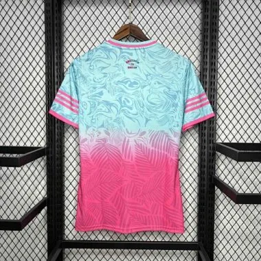 24-25 Inter Miami Special Beach Edition-tenue roze en blauw