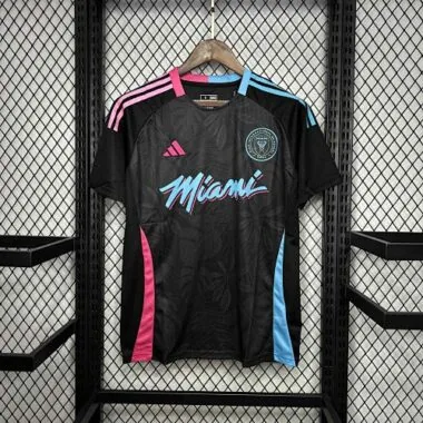 24-25 Inter Miami Special Edition Black Kit Soccer Uniform