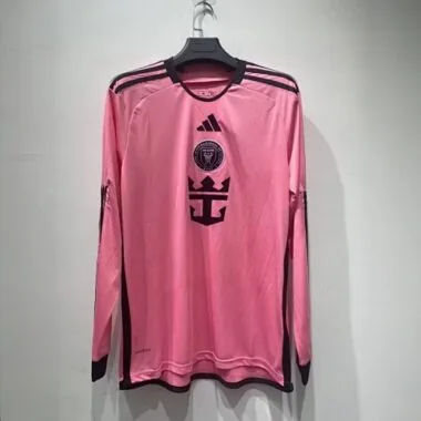 24-25 Inter Miami Home Kit Long Sleeve Shirt