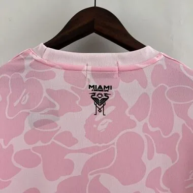 23-24 Inter Miami Limited Gris Pink Shirt Joint Edition Kit Soccer Jerseys Yupoo