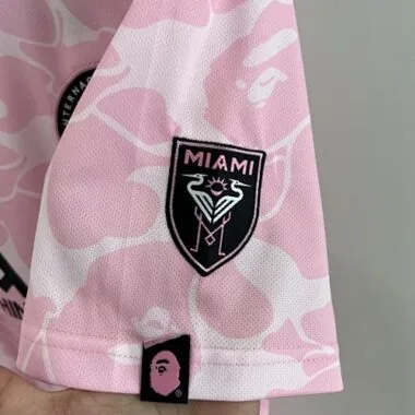 23-24 Inter Miami Limited Gris Pink Shirt Joint Edition Kit Soccer Jerseys Yupoo