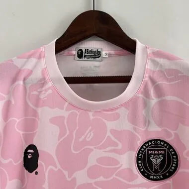 23-24 Inter Miami Limited Gris Pink Shirt Joint Edition Kit Soccer Jerseys Yupoo