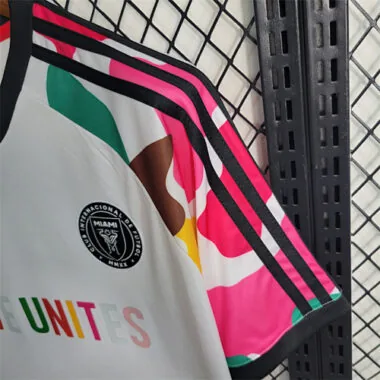 23-24 Tuta da allenamento bianca dell'Inter Miami, taglie dalla S alla XXL