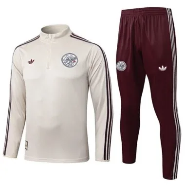 25-26 Kids Ajax Training Kits Sweatshirt Tracksuits Cheap Football Jersey Wholesale Yupoo