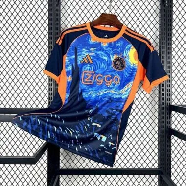 25-26 Ajax x Van Gogh The Starry Night Kit Cheap Football Jersey Wholesale Yupoo