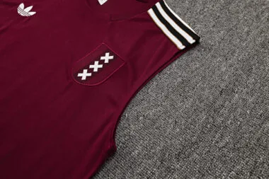 25-26 Ajax Sleeveless Training Kits Tracksuits Cheap Football Jersey Wholesale Yupoo