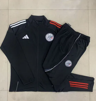 25-26 Kids Ajax Training Kits Jacket Tracksuits Cheap Football Jersey Wholesale Yupoo