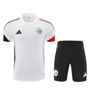 25-26 Ajax White Training Kits Football Tracksuits Cheap Football Jersey Wholesale Yupoo