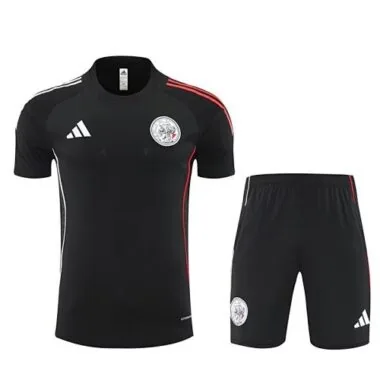 25-26 Ajax Black Training Kits Football Tracksuits Cheap Football Jersey Wholesale Yupoo