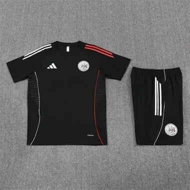 25-26 Ajax Black Training Kits Football Tracksuits Cheap Football Jersey Wholesale Yupoo
