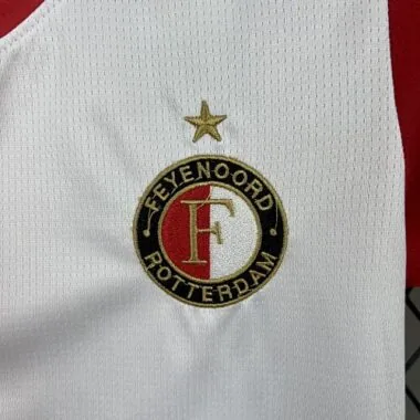 25-26 Kids Feyenoord Home Kit Cheap Soccer Jerseys Yupoo