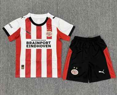 25-26 Kids PSV Eindhoven Home Kit Cheap Soccer Jerseys Yupoo