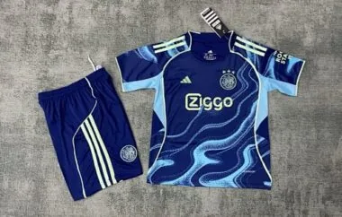 25-26 Ajax Away Kid Kits Youth Apparels Cheap Football Jersey Wholesale Yupoo