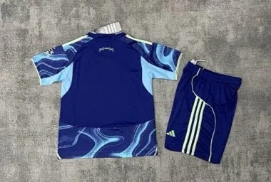 25-26 Ajax Away Kid Kits Youth Apparels Cheap Football Jersey Wholesale Yupoo