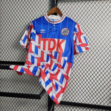 1990 Retro Ajax Away S-XXL Cheap Soccer Jerseys