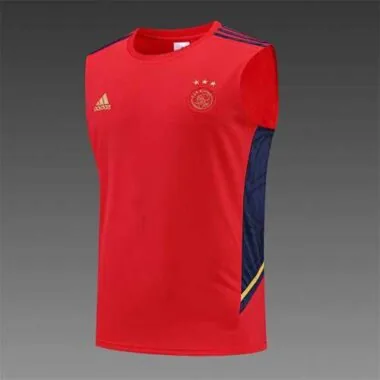 Equipación de entrenamiento Ajax 22-23 con camiseta sin mangas, color rojo