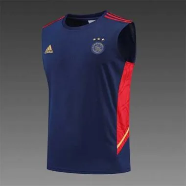 Conjunto de treino com colete Ajax 22-23, preto