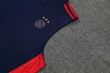 Conjunto de treino com colete Ajax 22-23, preto