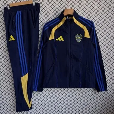 25-26 Boca Juniors Windbreaker Jackets With Pants Cheap Football Jersey Wholesale Yupoo