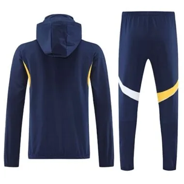 25-26 Boca Windbreaker Hoodie Jacket Kit With Pants Cheap Football Jersey Wholesale Yupoo