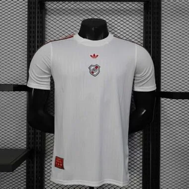 25-26 Player River Plate Terrace Icons Special Edition Kit Cheap Football Jersey Wholesale Yupoo