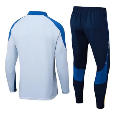 25-26 Boca Juniors White&Blue Training Kits Long Football Tracksuits