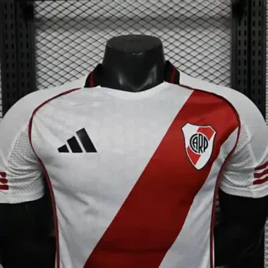 25-26 Players River Plate Home Kit S-2XL Cheap Football Jersey Wholesale Yupoo