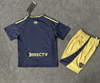 25-26 Kids Boca Juniors Third Away Kit Cheap Football Jersey Wholesale Yupoo