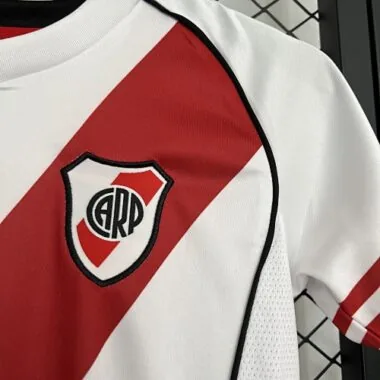 25-26 Kids River Plate Home Kit Cheap Football Jersey Wholesale Yupoo