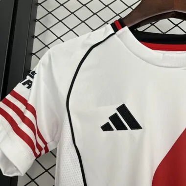 25-26 Kids River Plate Home Kit Cheap Football Jersey Wholesale Yupoo