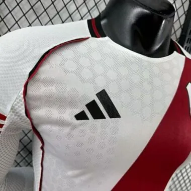 Maillot domicile River Plate à manches longues pour 25-26 joueurs, tailles S à 2XL – Maillots de foot pas chers en gros chez Yupoo