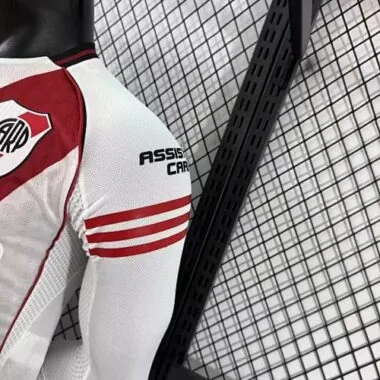 25-26 Player River Plate Home Long Sleeve Kit S-2XL Cheap Football Jersey Wholesale Yupoo