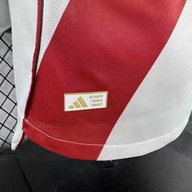 25-26 Player River Plate Home Long Sleeve Kit S-2XL Cheap Football Jersey Wholesale Yupoo