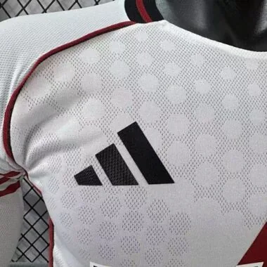 25-26 Player River Plate Home Long Sleeve Kit S-2XL Cheap Football Jersey Wholesale Yupoo
