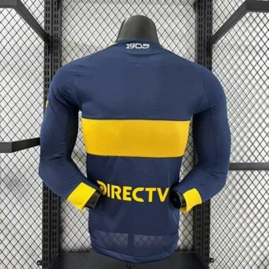 25-26 Boca Home Long Sleeve Kit Player Version Shirt Cheap Football Jersey Wholesale Yupoo