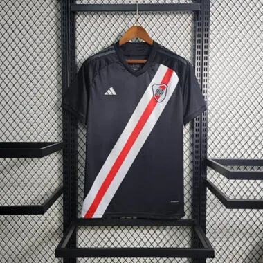 23-24 River Plate Black S-XXL Cheap Soccer Jerseys