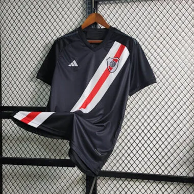 23-24 River Plate Black S-XXL Cheap Soccer Jerseys
