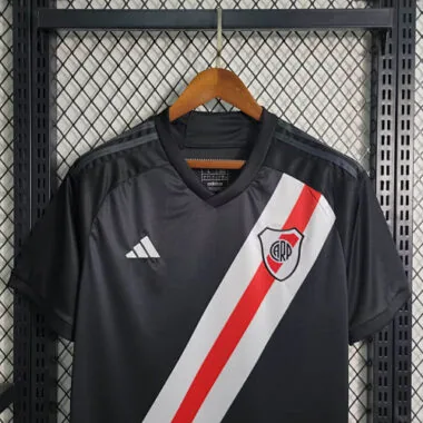 23-24 River Plate Black S-XXL Cheap Soccer Jerseys