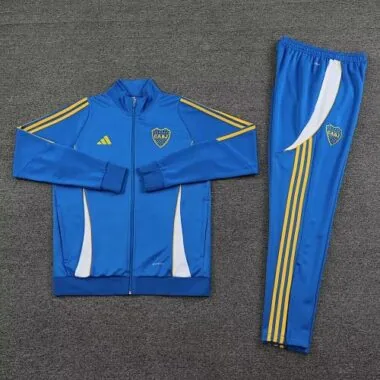 24-25 Boca Long Sleeve Kit Blue Jacket Suits Football AAAAJersey Yupoo