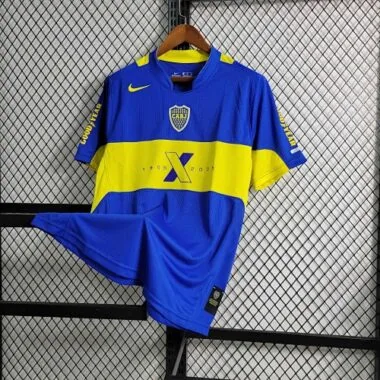 2005 Retro Boca 100th Anniversary Edition S-XXL Cheap Soccer Jerseys