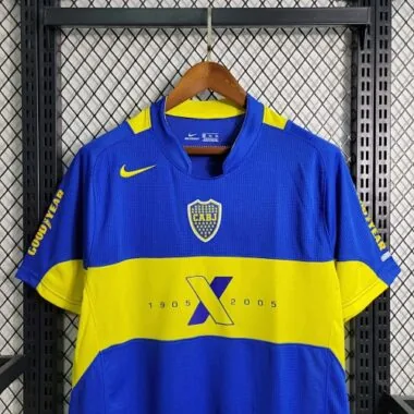 2005 Retro Boca 100th Anniversary Edition S-XXL Cheap Soccer Jerseys