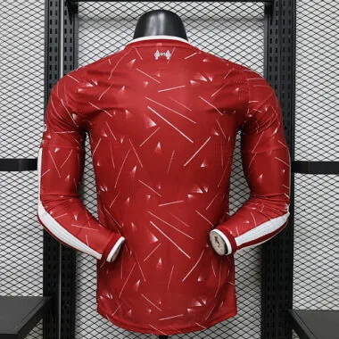 26-27 Player Liverpool Home Long Sleeve Kit S-3XL Cheap Football Jersey Wholesale Yupoo