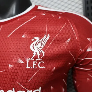 26-27 Player Liverpool Home Long Sleeve Kit S-3XL Cheap Football Jersey Wholesale Yupoo